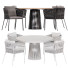 Stół i krzesła Solpuri Dining Set 16 - zvezdaboy