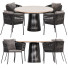 Stół i krzesła Solpuri Dining Set 16 - zvezdaboy