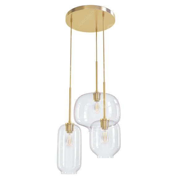 Підвісний світильник West Elm Sculptural Clear 3D модель