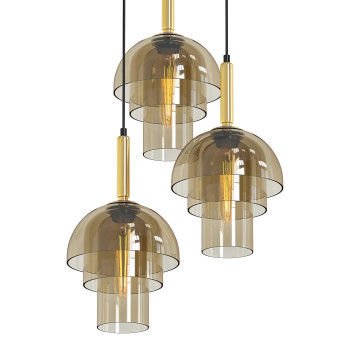 Підвісний світильник Luxury Amber Glass