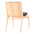 Chair Stellar Works Oak Base Natural Caress 1509 - MAxPro3D