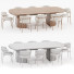 Tisch und Stühle Gubi Dining Set 05 - zvezdaboy