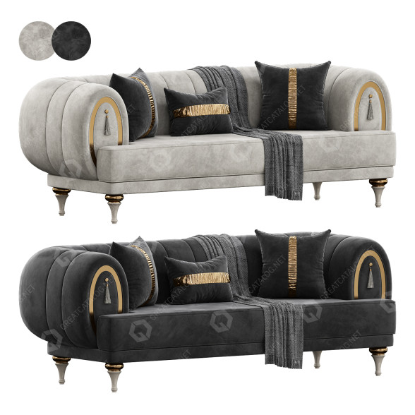 Sofa Medusa Home Batum 3D-Modell