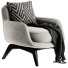 Armchair Minotti Belt - Sohib3d