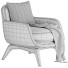 Armchair Minotti Belt - Sohib3d