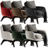 Armchair Minotti Belt - Sohib3d