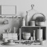 Декор Kitchen Accessories - Mahsa-khoroushi
