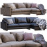 Sofa West Elm Harmony Leather and Fabric - ED-MONTE