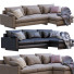 Sofa West Elm Harmony Leather and Fabric - ED-MONTE