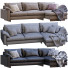 Sofa West Elm Harmony Leather and Fabric - ED-MONTE