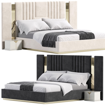 Bed and Bedside Tables Evmoda Madlen