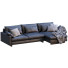 Sofa West Elm Harmony Black Leather - ED-MONTE