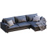 Sofa West Elm Harmony Black Leather - ED-MONTE