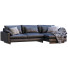 Sofa West Elm Harmony Black Leather - ED-MONTE