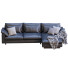Sofa West Elm Harmony Black Leather - ED-MONTE