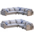 Sofa West Elm Harmony Light Gray - ED-MONTE