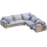 Sofa West Elm Harmony Light Gray - ED-MONTE