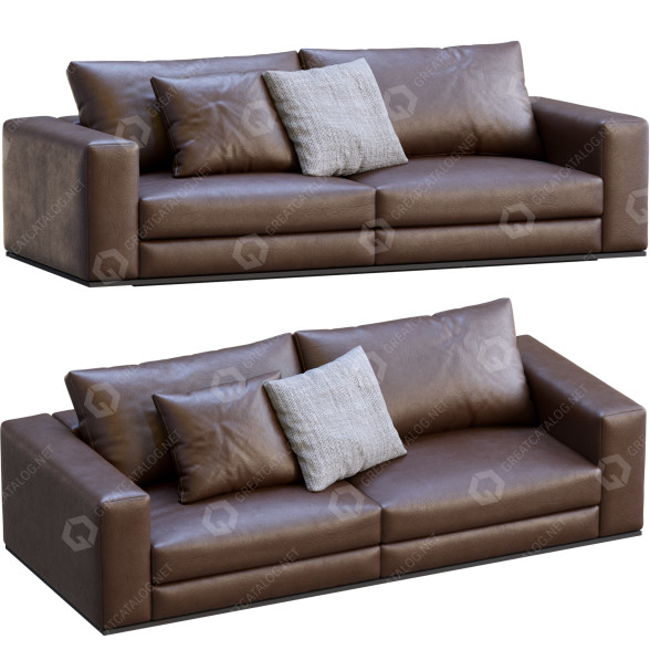 Диван Minotti Hamilton 3D модель