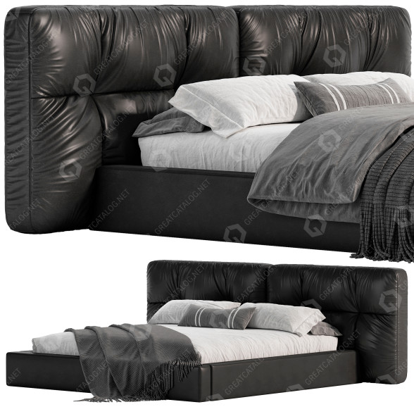 Кровать Evmoda Mare Modern 3D модель