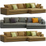 Sofa Minotti Hamilton Yellow and Gray - ED-MONTE