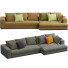 Sofa Minotti Hamilton Yellow and Gray - ED-MONTE