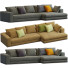 Sofa Minotti Hamilton Yellow and Gray - ED-MONTE