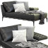 Шезлонги Cassina Prive Black - ED-MONTE