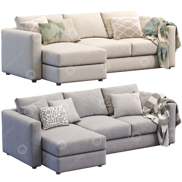 Sofá IKEA Finnala Modelo 3D