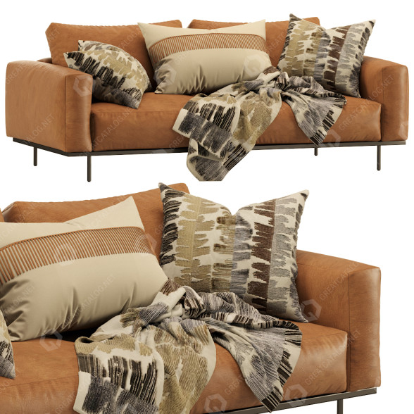 Sofa Coco Republic Mateo 3D-Modell