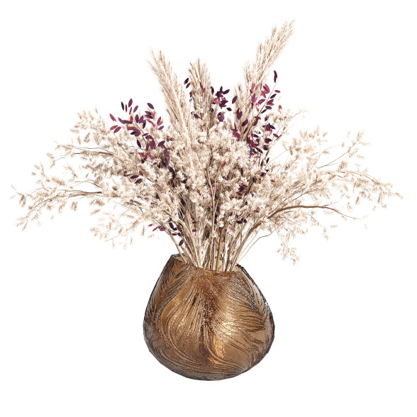 Vase und getrocknete Pflanzen Deco 01 3D-Modell