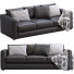 Диван IKEA Finnala Leather Black - ED-MONTE