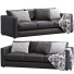 Диван IKEA Finnala Leather Black - ED-MONTE