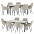Стіл та стільці West Elm Dining Set 25 - zvezdaboy