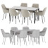Стіл та стільці West Elm Dining Set 25 - zvezdaboy