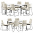Стіл та стільці West Elm Dining Set 31 - zvezdaboy