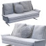 Диван Minotti Spencer Gray and Black - ED-MONTE