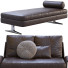 Sofa and Chaise Longue Minotti Spencer Leather - ED-MONTE