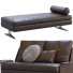 Sofa and Chaise Longue Minotti Spencer Leather - ED-MONTE
