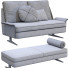 Sofa and Chaise Longue Minotti Spencer Leather - ED-MONTE