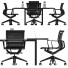Espacio de trabajo Vitra Black Wood - 3dartistaskari1370
