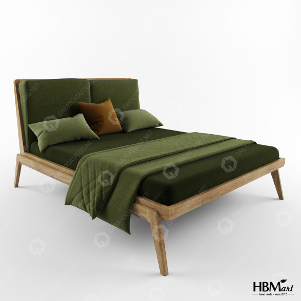 Ліжко HBMart No. 7 3D модель