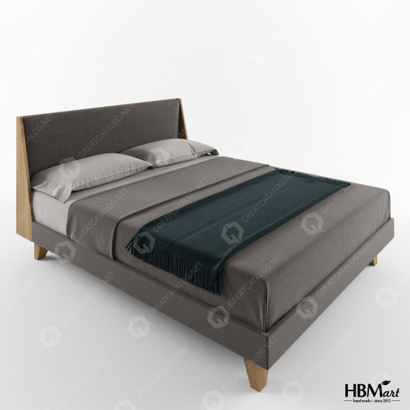 Ліжко HBMart Teodor 3D модель