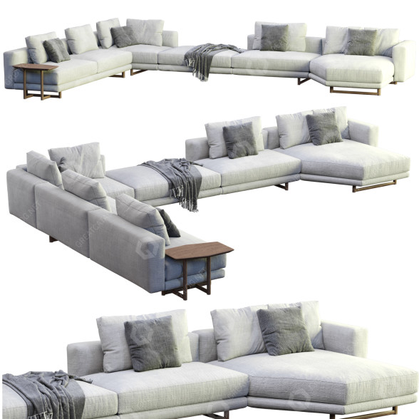 Sofa Porada Abacus 3D-Modell