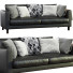 Canapé IKEA Black Leather Karlstad - ED-MONTE