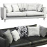 Canapé IKEA Black Leather Karlstad - ED-MONTE