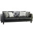 Canapé IKEA Black Leather Karlstad - ED-MONTE