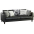 Canapé IKEA Black Leather Karlstad - ED-MONTE