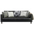 Canapé IKEA Black Leather Karlstad - ED-MONTE