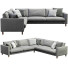 Диван IKEA Light Gray Fabric Karlstad - ED-MONTE