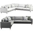 Диван IKEA Light Gray Fabric Karlstad - ED-MONTE